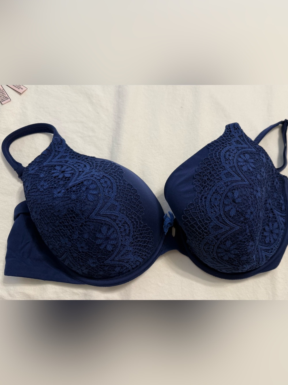 Victoria's Secret Navy Lace Push-Up Bra